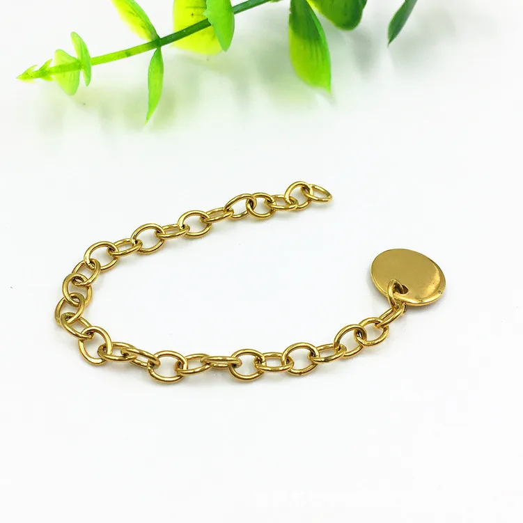 Seasha 10pcs 10mm in diameter 316L Stainless Steel End Chain and