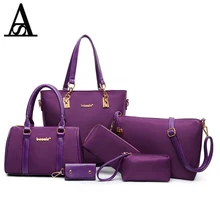 Aitesen PU de cuero de lujo de las mujeres diseñador de los bolsos de señora y bolsos conjunto compuesto kors carteras mujer de hombro sac a principal