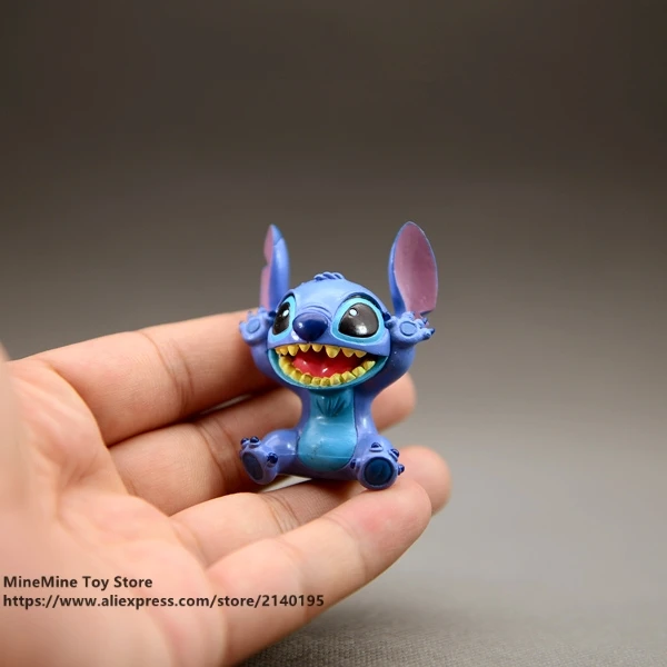 

ZXZ Lilo & Stitch 5cm mini doll Action Figure Posture Anime Decoration Collection Figurine boy Toy model for children gift