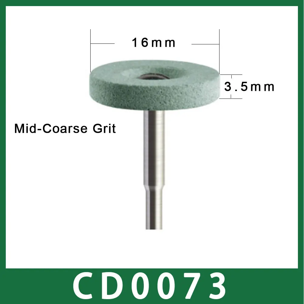 1 шт. керамическая алмазная шлифовальная машина(hp) 2,35 мм хвостовик для Стоматологический диск из циркония Корона тонкий полированный - Цвет: CD0073