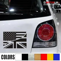 Американский флаг США Великобритания слитные переводная наклейка для автомобиля винил Юнион Джек Британский b