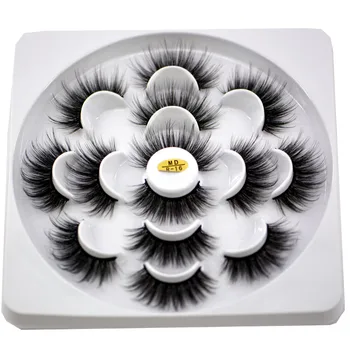 

HBZGTLAD 7 pairs 3D Mink Lashes Natural Long False Eyelashes Volume Fake Lashes Makeup Extension Eyelashes beauty maquiagem