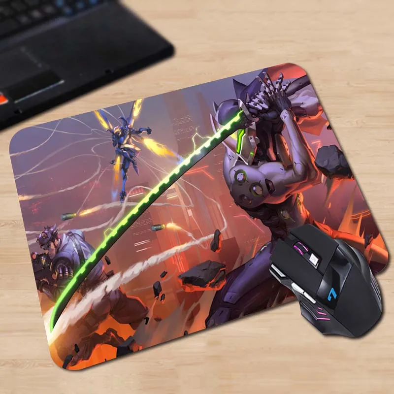 Babaite вымышленный персонаж Genji Play Plus Противоскользящий Мышь Pad 180x220x2 мм 250x290x2 мм коврик крутой дизайн - Цвет: 25x29cm