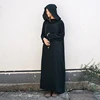 Johnature Women Vintage Dress Autumn 2022 New Linen Cotton Witch Hat Brief Solid Comfortably Loose Full Sleeve Thin Casual Dress ► Photo 1/6