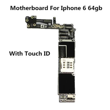 

CIDI 64gb Full Working Unlocked for iphone 6 Motherboard with Touch ID Function Logic Boards with System