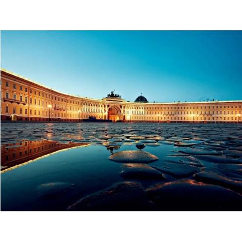 

Diamond Painting St. Petersburg Cross Stitch Kits Diamond Mosaic Sale Full Square Drill Diamond Embroidery Scenery DA006