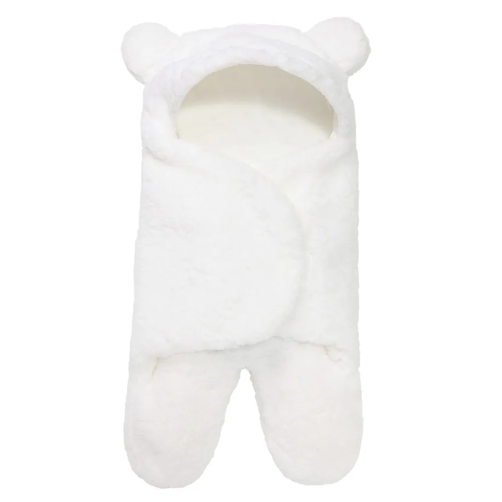 Зимний детский спальный конверт для новорожденных; искусственный кашемировый чехол-конверт; Пеленальное Одеяло; Милые спальные мешки; детское постельное белье - Цвет: BM0003