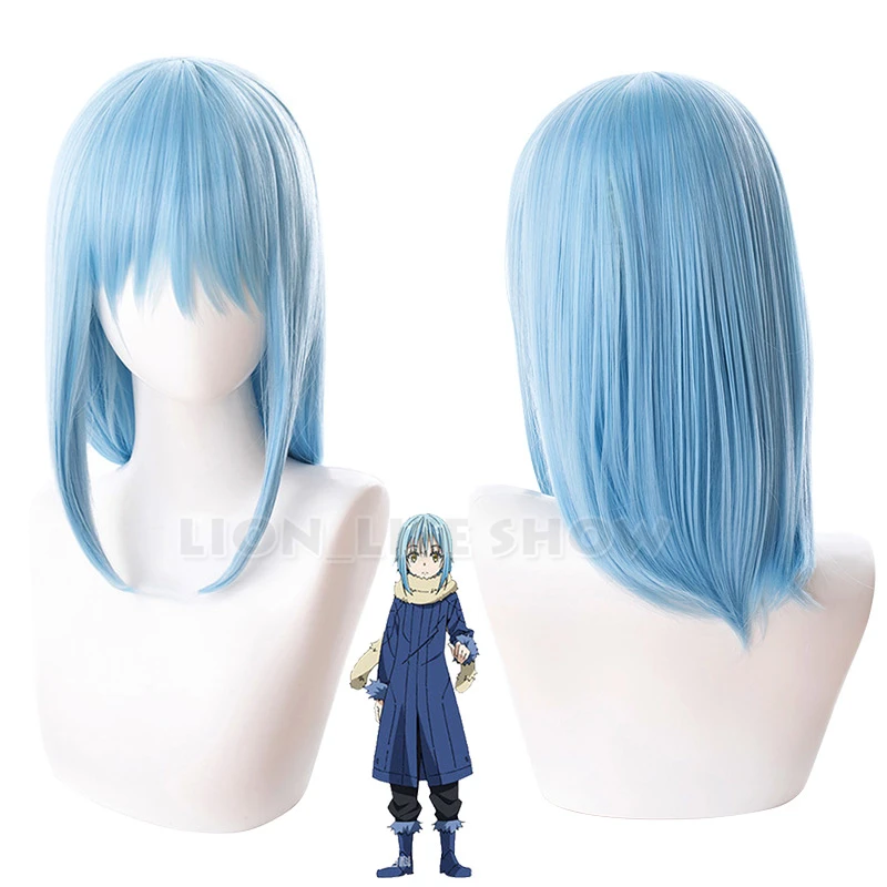 

That Time I Got Reincarnated as a Slime Cosplay Wig Rimuru Tempest Blue Hair Anime Hair Women