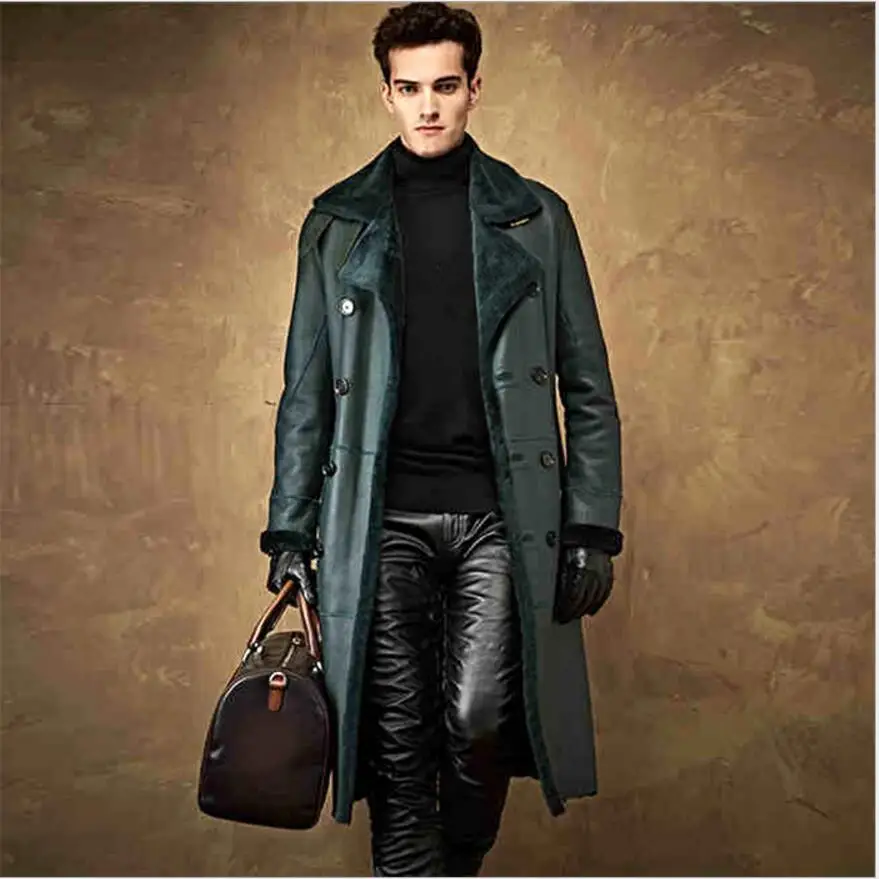 Купить Зимнее Кожаное Пальто Мужское