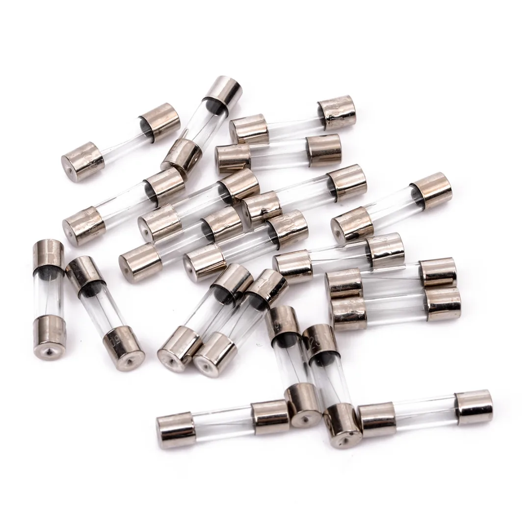 100pcs Fast Quick Blow Glass Tube Fuse with Case Assortment Kit 0.2A/ 0.5A/ 1A/ 2A/ 3A/ 5A/ 8A/ 10A/ 15A/ 20A 5 x 20mm