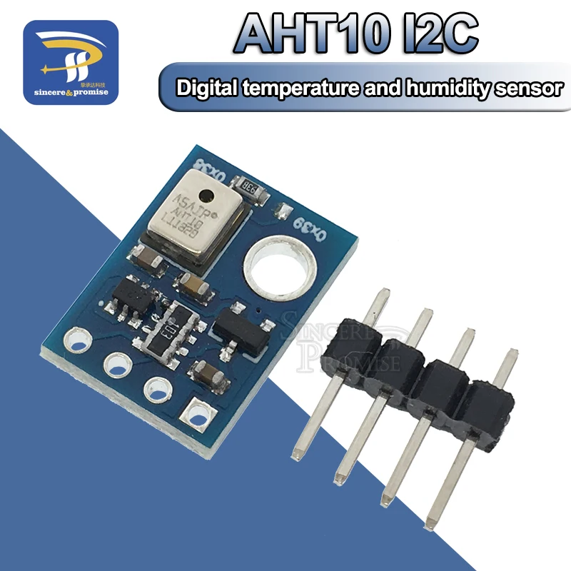 

AHT10 High Precision Digital Temperature and Humidity Sensor Measurement Module I2C Communication Replace DHT11 SHT20 AM2302