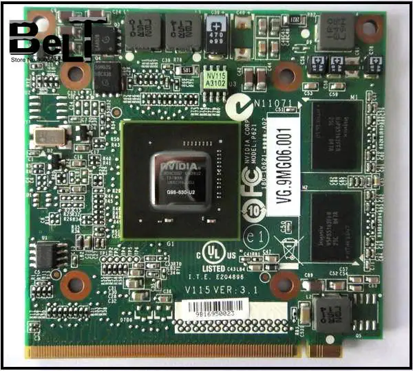 

Free Ship For Acer Aspire 4730 4930 5930 6930 4630 7730 Graphics VGA Card GeForce 9300M GS 9300MGS MXM II DDR2 256MB G98-630-U2
