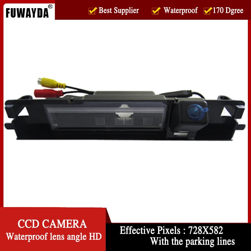 FUWAYDA CCD HD камера для Toyota Yaris/Vitz Автомобильная камера заднего вида 170 градусов камера водонепроницаемая HD