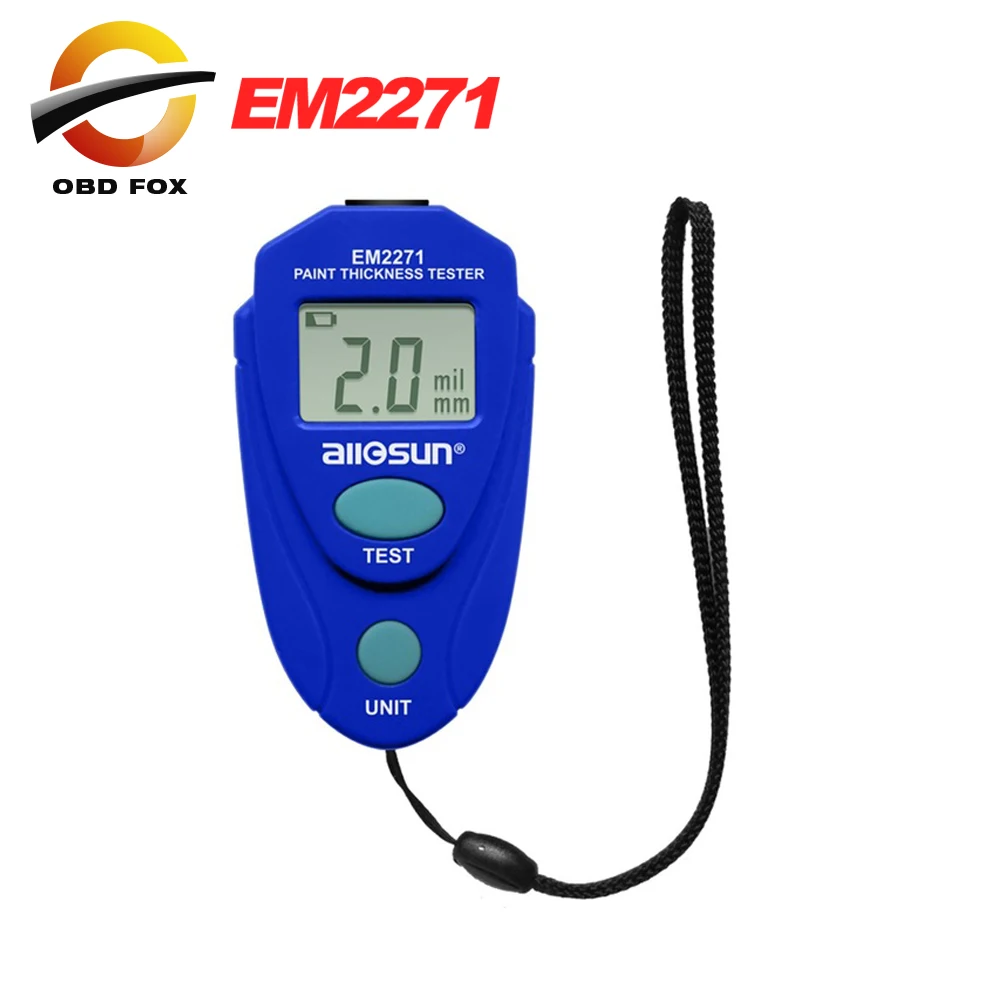 

Digital Mini Coating Thickness Gauge Car Painting Meter Thickness Meter Paint Thickness tester Thickness Gauge EM2271