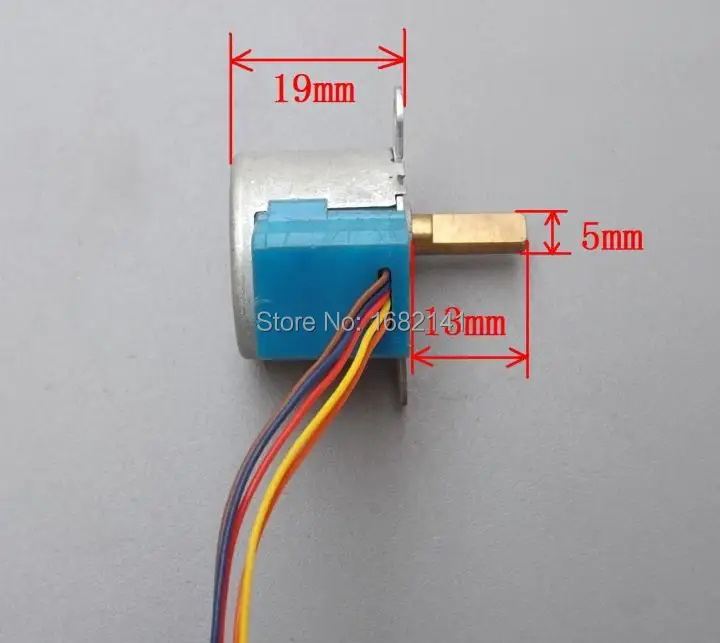 4 фазный 5 проводной Шаговый электродвигатель 28BYJ 48 в постоянного тока|stepper motor|geared