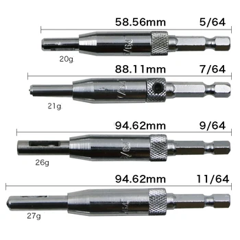 

Door And Window Hinge Hinge Hole Opener Woodworking Drill Hexagonal Drill Bit Shaped Drilling Tool Kit
