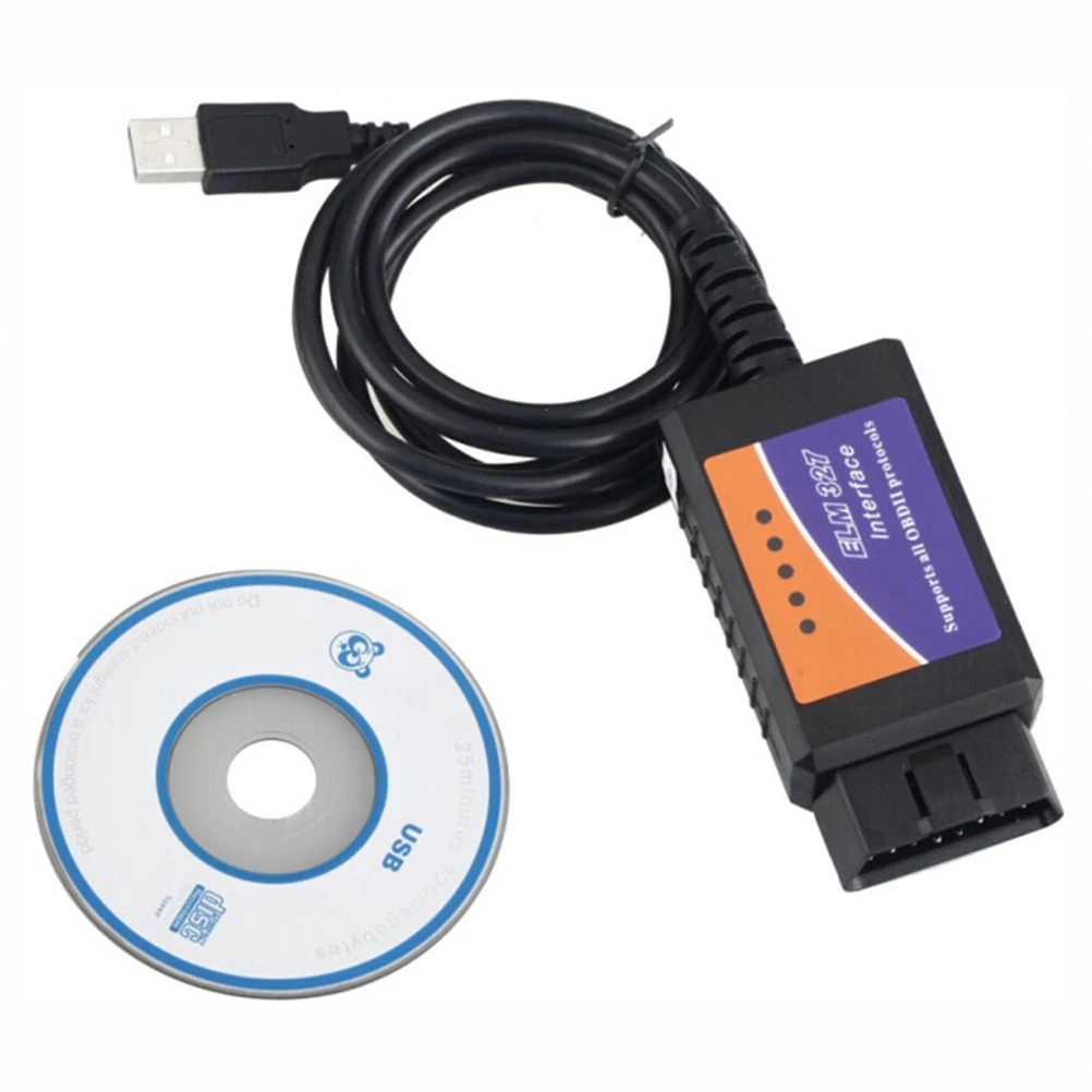 Interface Adapter For Android PC HH OBD ELM327 Bluetooth OBD2 OBDII CAN