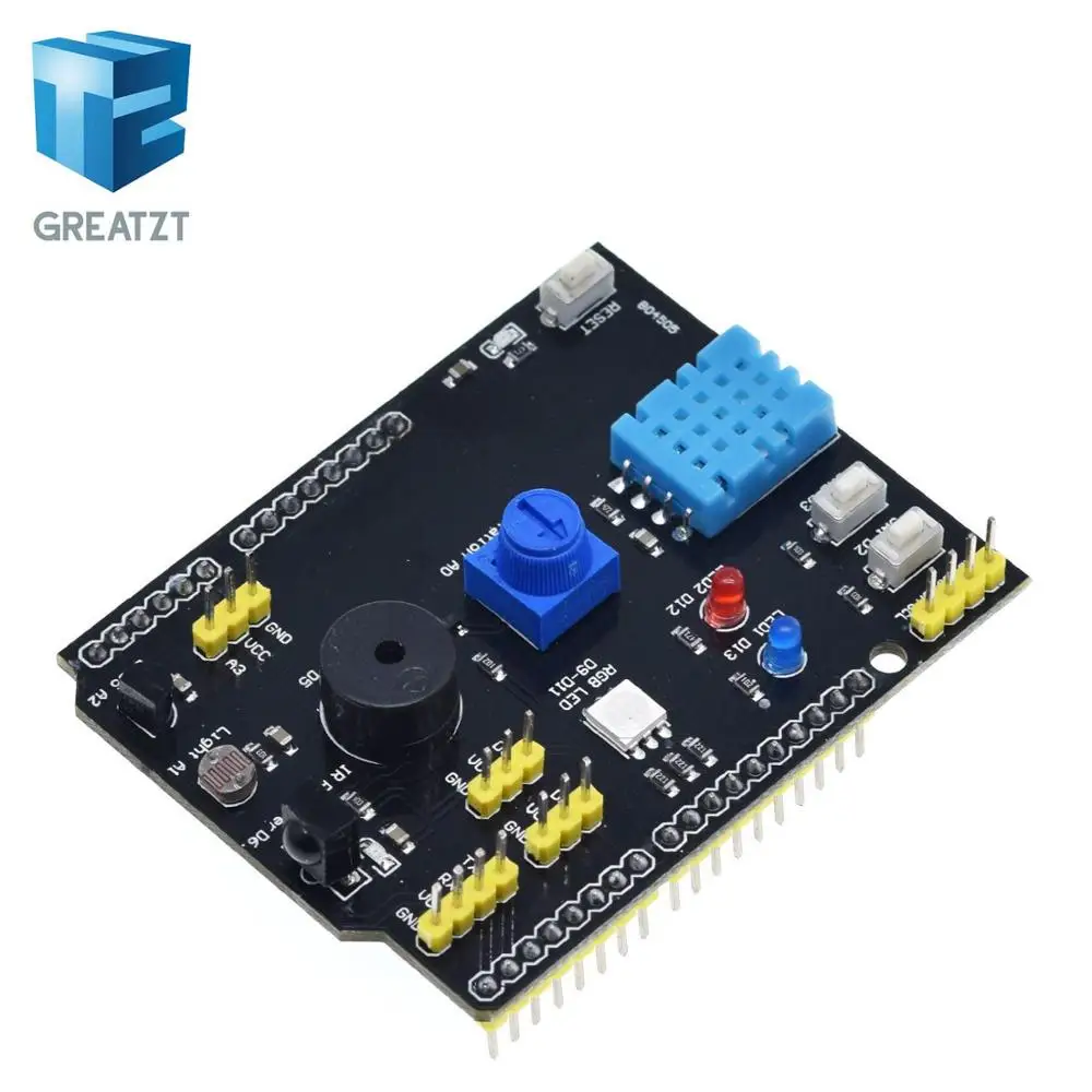 DHT11 LM35 многофункциональный адаптер платы расширения датчика влажности
