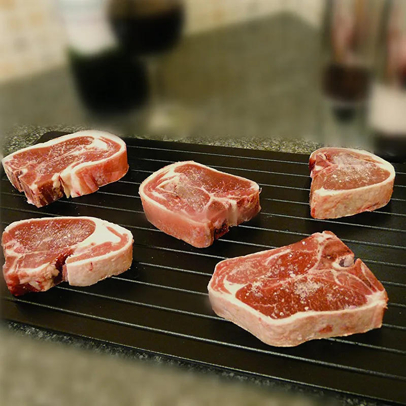 Strong Fast Defrosting Tray Defrost Meat or Frozen Food Quickly Without Electricity Microwave 600G