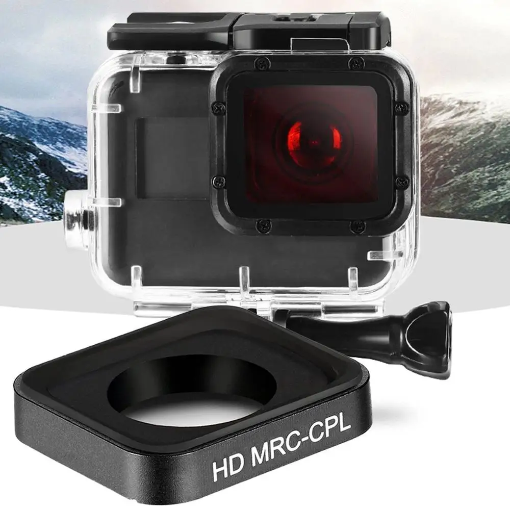 Camera Filters Durable Filter HD MRC CPL Snap On Filters Suitable For GoPro Hero 5/6/7 Camera Outdoor Accessories