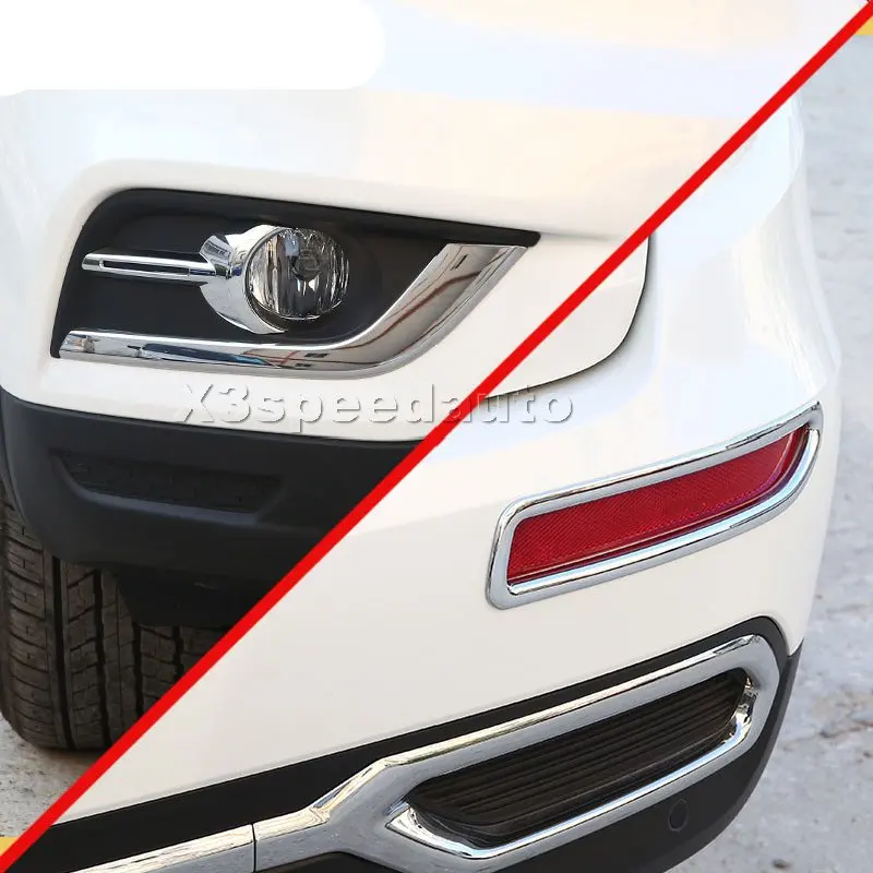 Free Shipping Car-styling Front/Rear Fog Light Lamp Cover Trim For Renault Koleos 2017 | Автомобили и мотоциклы