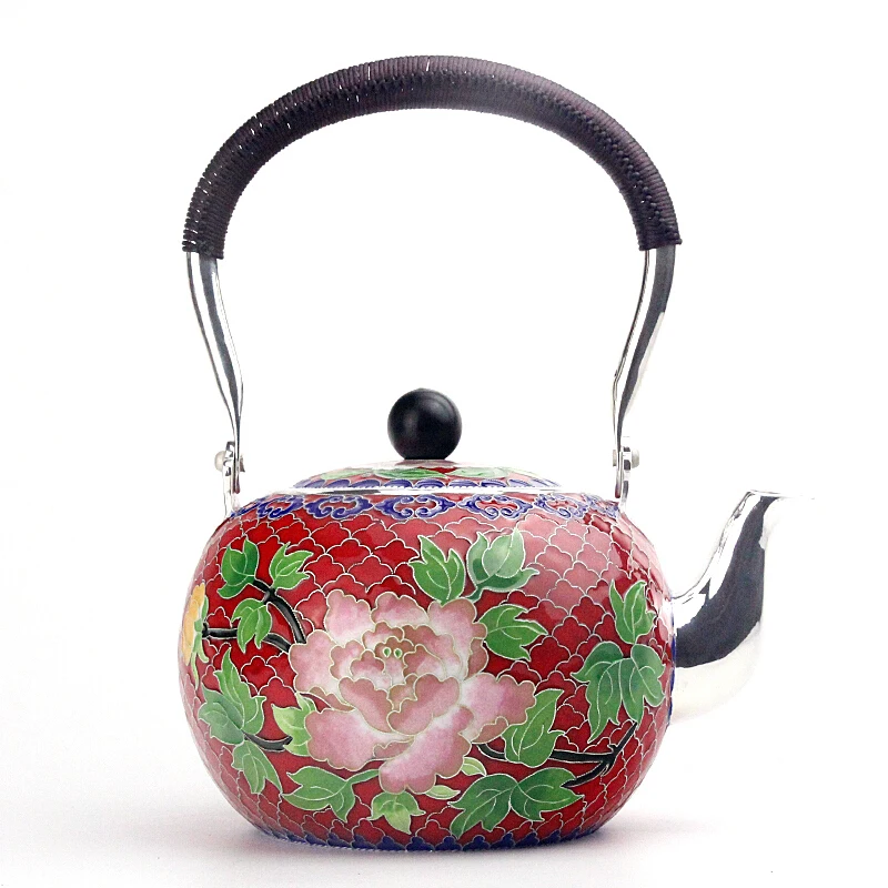 

High grade 999Silver made Tea Kettle Kung Fu Tea gift for family and friends kitchen office tea set
