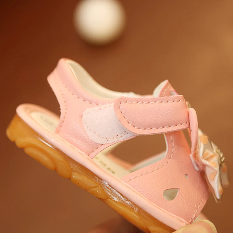Toddler Girl Sandals 2019 Summer Children Shoes Shining Princess Sandals Rhinestones Bowtie Kids Shoes Sandal For Girl Baby Shoe