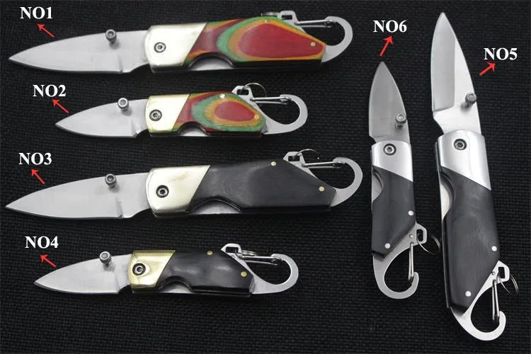 Мини складные ножи, AUS-8, высокое качество, нержавеющая сталь, нож для ключей, карманный домкрат, нож для кемпинга, инструменты для выживания, лучший подарок