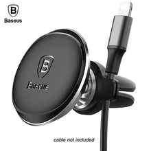 Baseus Car Phone Holder Magnetic Universal Mobile Phone Holder Wire Clips For iPhone Samsung Magnet Air Vent Mount Holder Stand