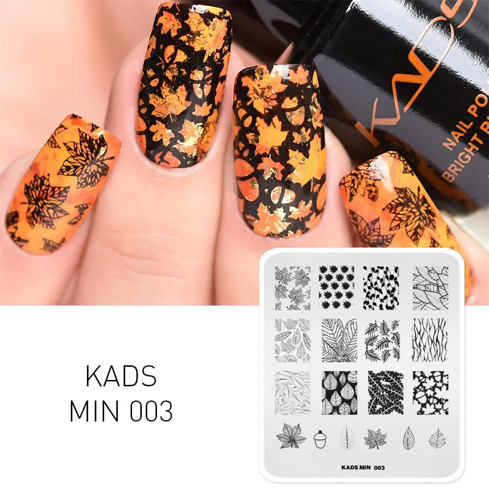 Для весенних ногтей штамповки пластин строительство и цветочный образ дизайн ногтей шаблон штамп пластины 46 выбор дизайна штамп - Цвет: Mini 003