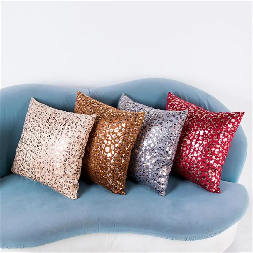 Ouneed Леопардовый бронзирующий диван-кровать Декоративная Подушка Чехол jan3 необыкновенный