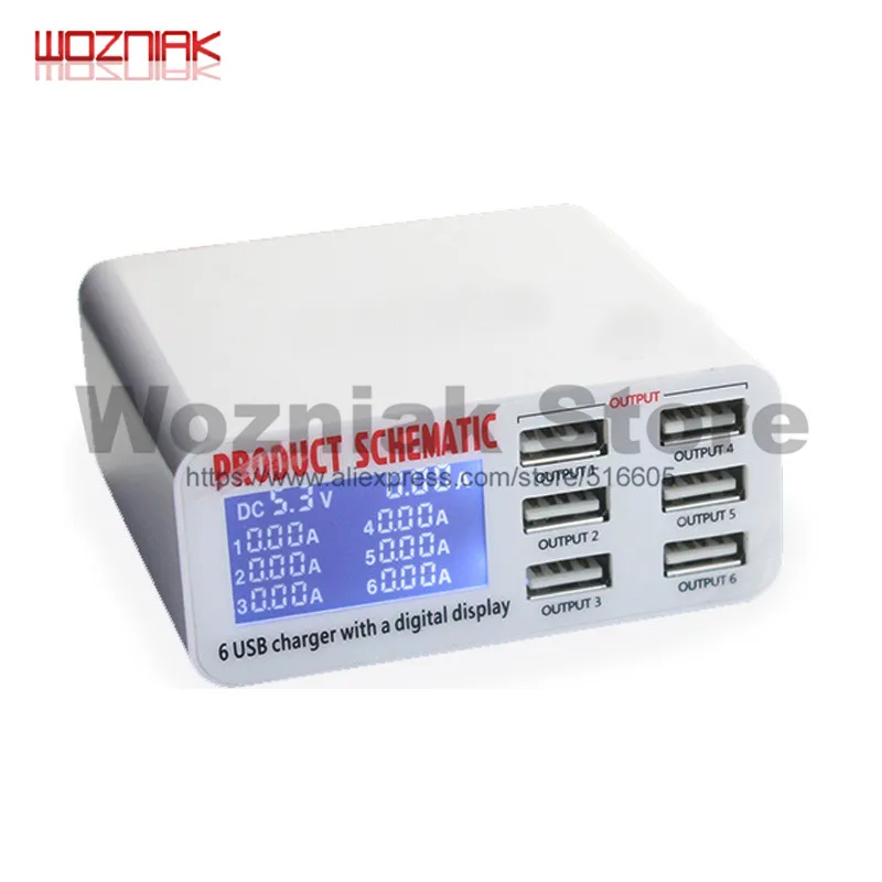 WOZNIAK Multiport USB Hub Smart Rapid Charge
