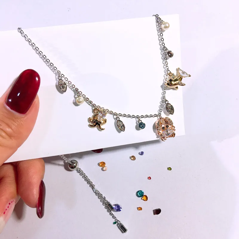 

Original OCEAN Marine Life Smart and Fun Vitality Female Necklace Jewelry Ladies and Girls DIY Jewelry Free Shipping 5480781