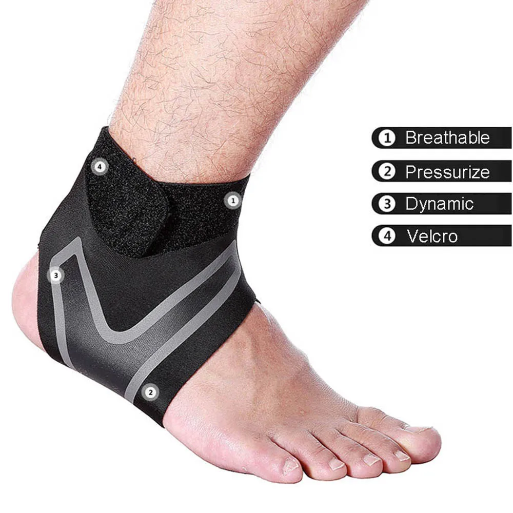 Ремешок для поддержки лодыжки регулируемая эластичная повязка на голеностопный сустав носки с открытыми пальцами для артрита Sprain Бег Баскетбол повязка на ногу