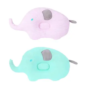 

Newborn Baby Pillow Elephant Shape Infant Sleeping Positioner Support Breathable Toddler Prevent Flat Head Cushion Soft Pillow