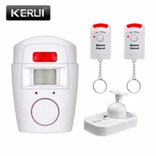 Home Security PIR MP Alert Infrared Sensor Anti-theft Motion Detector Alarm Monitor Wireless Alarm system+2 remote controller