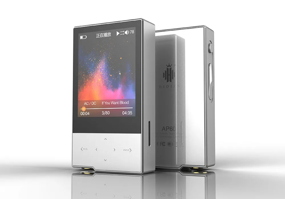 Hidizs AP60 новая версия AP60II HiFi портативный Bluetooth 4 0 Apt x DSD USB DAC FLAC MP3 музыкальный плеер