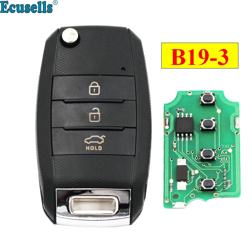 

KEYDIY B series B19-3 3 button universal KD remote control for KD200 KD900 KD900+ URG200 KD-X2 mini KD for KIA style