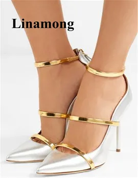 

2018 Classic Fashion Pointed Toe Thin High Heel Rear Zipper Cover Heel Shallow Spring And Autumn Women Pumps Noamal Size