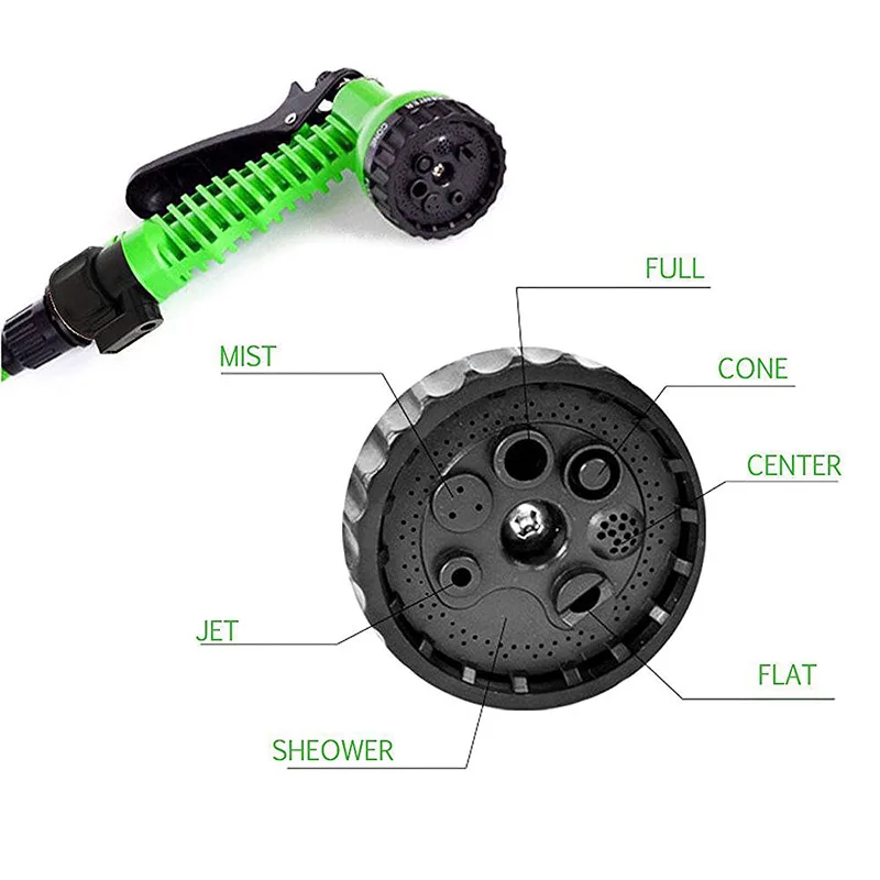 Садовый водяной пистолет шланг Насадка Mutifunctional Бытовая мойка автомобиля двора распылитель воды Труба насадка посыпать инструменты
