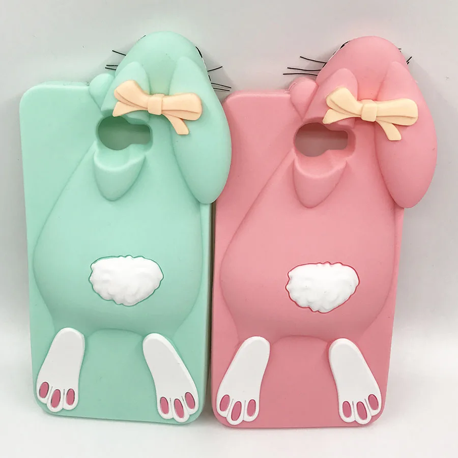 

For Huawei Y5 II Case Cover 3D Silicone Rabbit Cartoon Fundas Phone Case For Huawei Y6 II Coque Housing CAPA For Huawei Y3 2 NEW