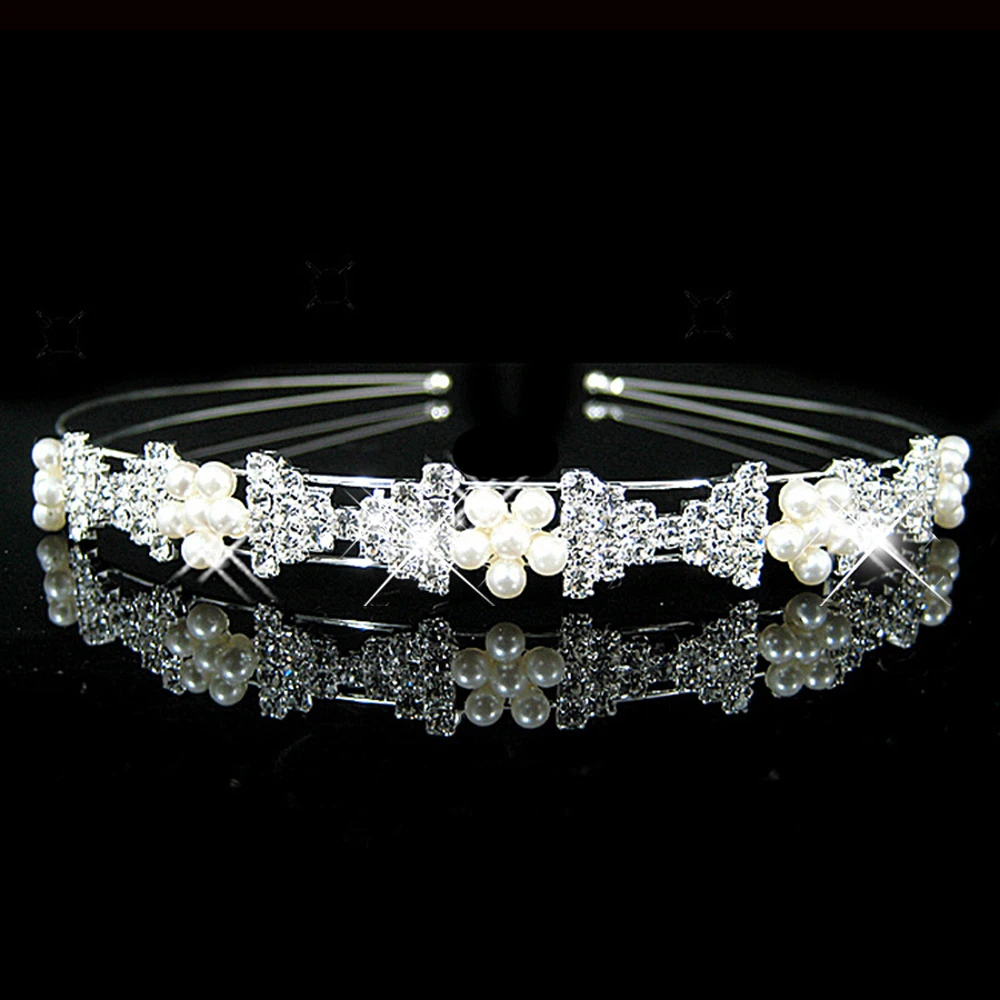 Jewelry Accessories Hair Accessory Hair Headdress Bridal Headwear Hair Band Crown Princess Tiara Bridal Prom Crown