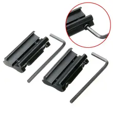 3/" 11 мм ласточкин хвост до 7/8" 20 мм тактический Вивер рельсовый адаптер для охотничьей винтовки пластиковый прицел лазерный прицел База крепление для фонарика