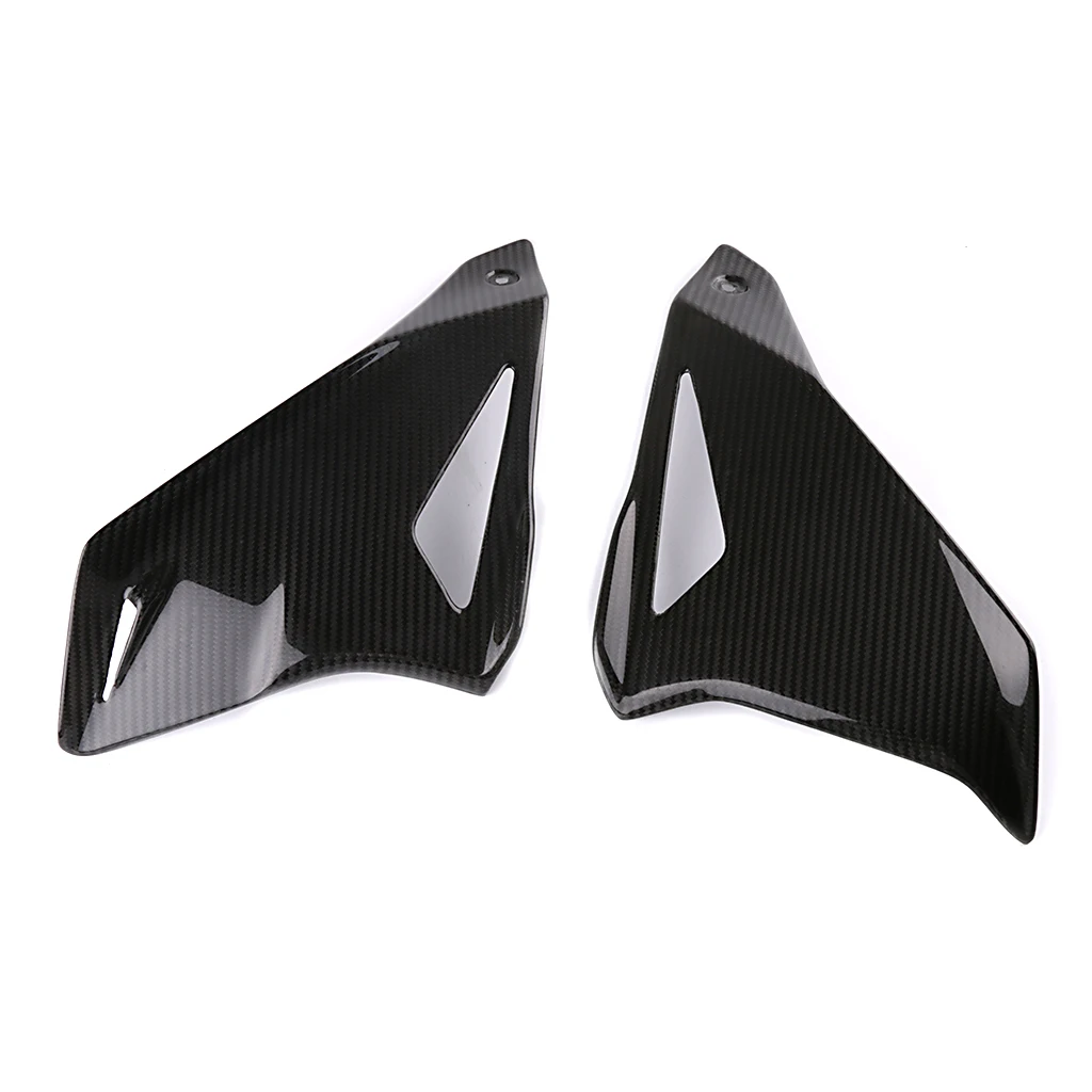 

Motorcycle Carbon Fiber Left Right Frame Fairing Panel Kits Guard Cover For Yamaha MT10 MT 10 MT-10 2016 2017 2018