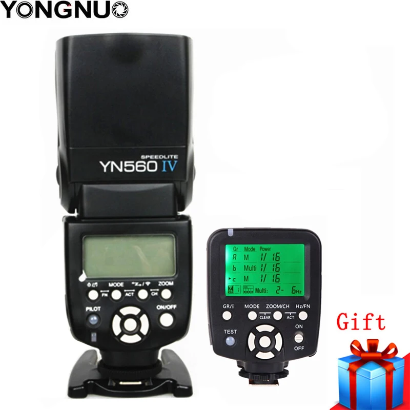 Беспроводная вспышка Yongnuo YN560IV YN 560 2 4G + с триггером для Canon EOS|for canon|flash remote triggerflash