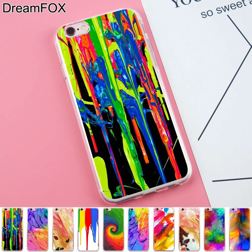DREAMFOX K121 LIQUID COLOR Soft TPU Silicone Case Cover For Apple iPhone 11 Pro X XR XS Max 8 7 6 6S Plus 5 5S SE 5C 4 4S |