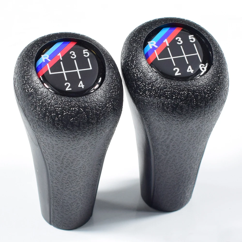 Car Gear Shifter Knob Stick Head Lever for BMW 1 3 5 7 Series E81 E82 E87 E90 E91 E92 E60 E61 E63 E84 E53 E28 E30 E34 E36 Manual Gear Shift Knob 5 speed