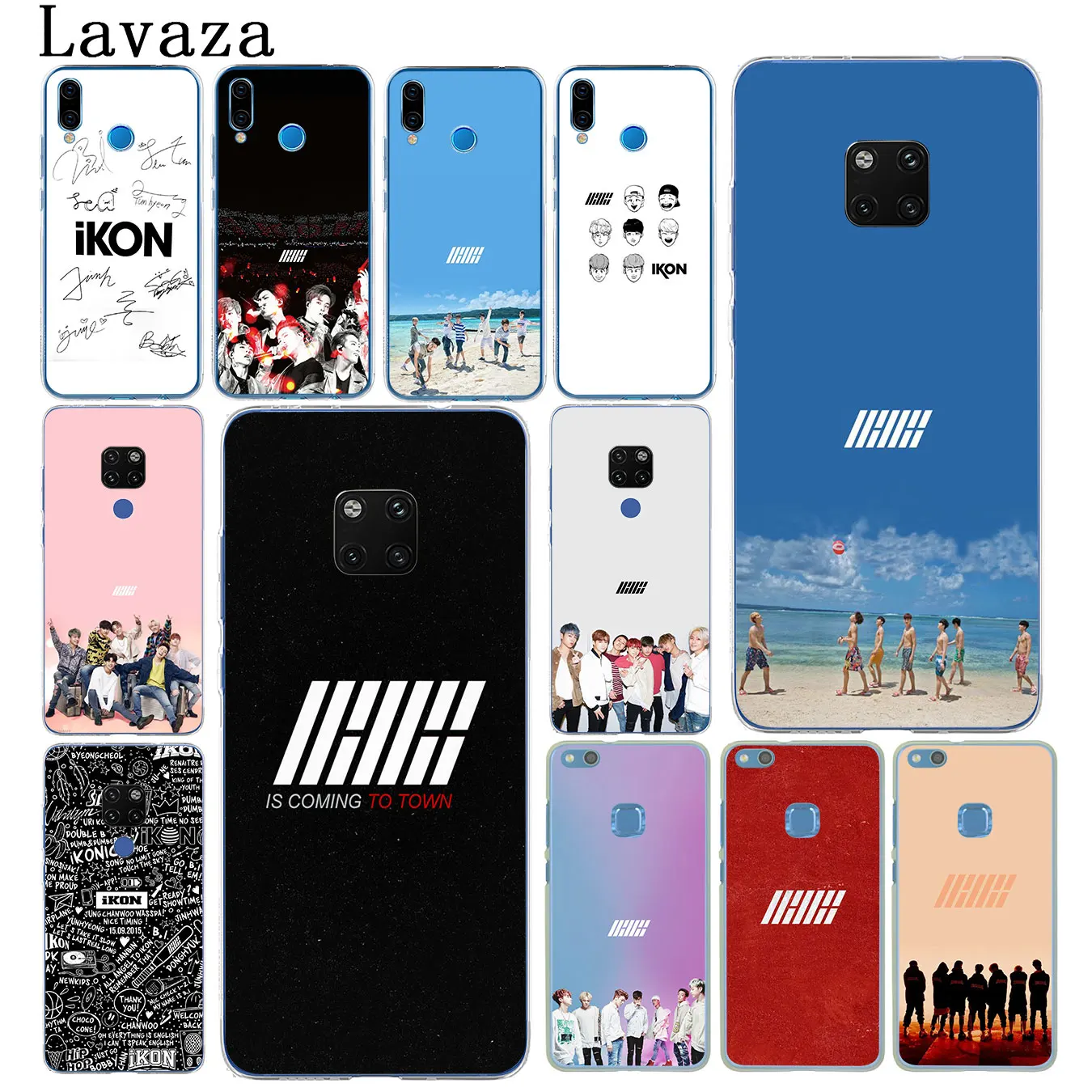 Lavaza Ikon KPOP музыка жесткий чехол для телефона huawei Коврики 30 20 Pro/mate 10 Lite Nova 5I 4 3i 3 2i 2