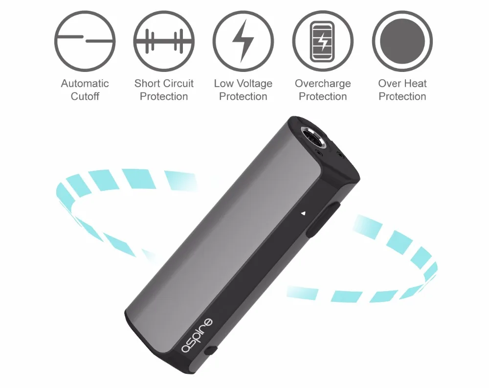 Aspire K Lite Mod 900mAh Battery Electronic Cigarette Box MOD Vape Support 2ml K Lite Tank Aspire BVC Coil Spryte Coil 02 (8)