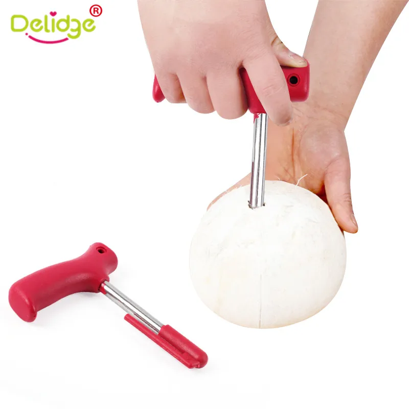 

Delidge 1pc Coconut Opener Opening Driller Hole Cut Cherry Pitter Stone Remover Machine Fruit Core Tools Kitchen Accessoris